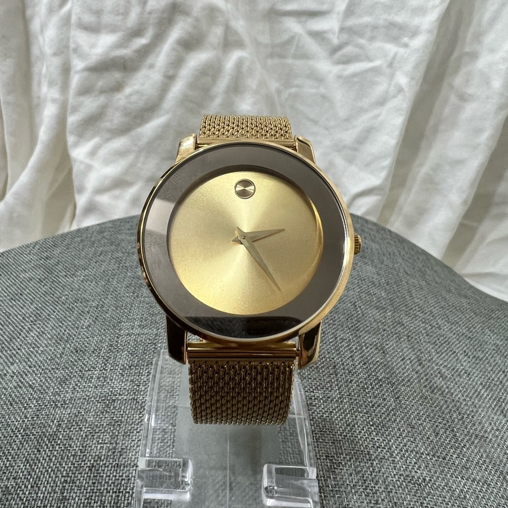 Stainless Steel Fashionable Simple Watch With Mesh Strap, Classic Waterproof. - Picture 8 of 10